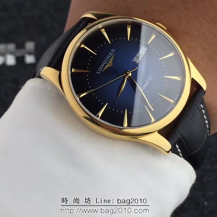 LONGINES浪琴 全自動機械 時尚男士腕表 WSS0384